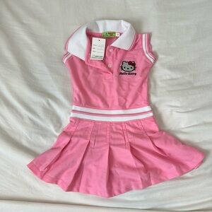 HELLO KITTY PINK DRESS SMALL NEW